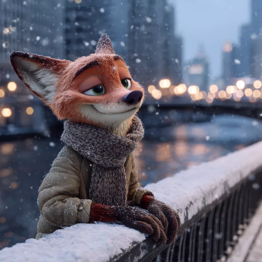 wbsoft_Anthropomorphic_fox_Nick_Wilde_from_Zootopia_leaning_on__9533b96b-0c45-4ffa-b158-1210471224eb_04.png