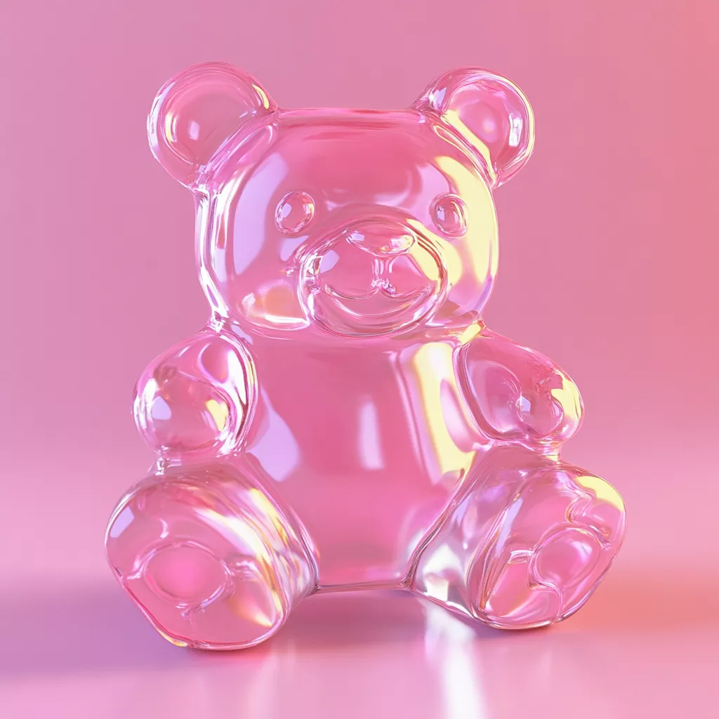 wbsoft_a_glossy_pink_gummy_bear_sculpture_made_of_translucent_j_fa36511b-a8ff-4aa4-b8af-71ea1f92838d.png