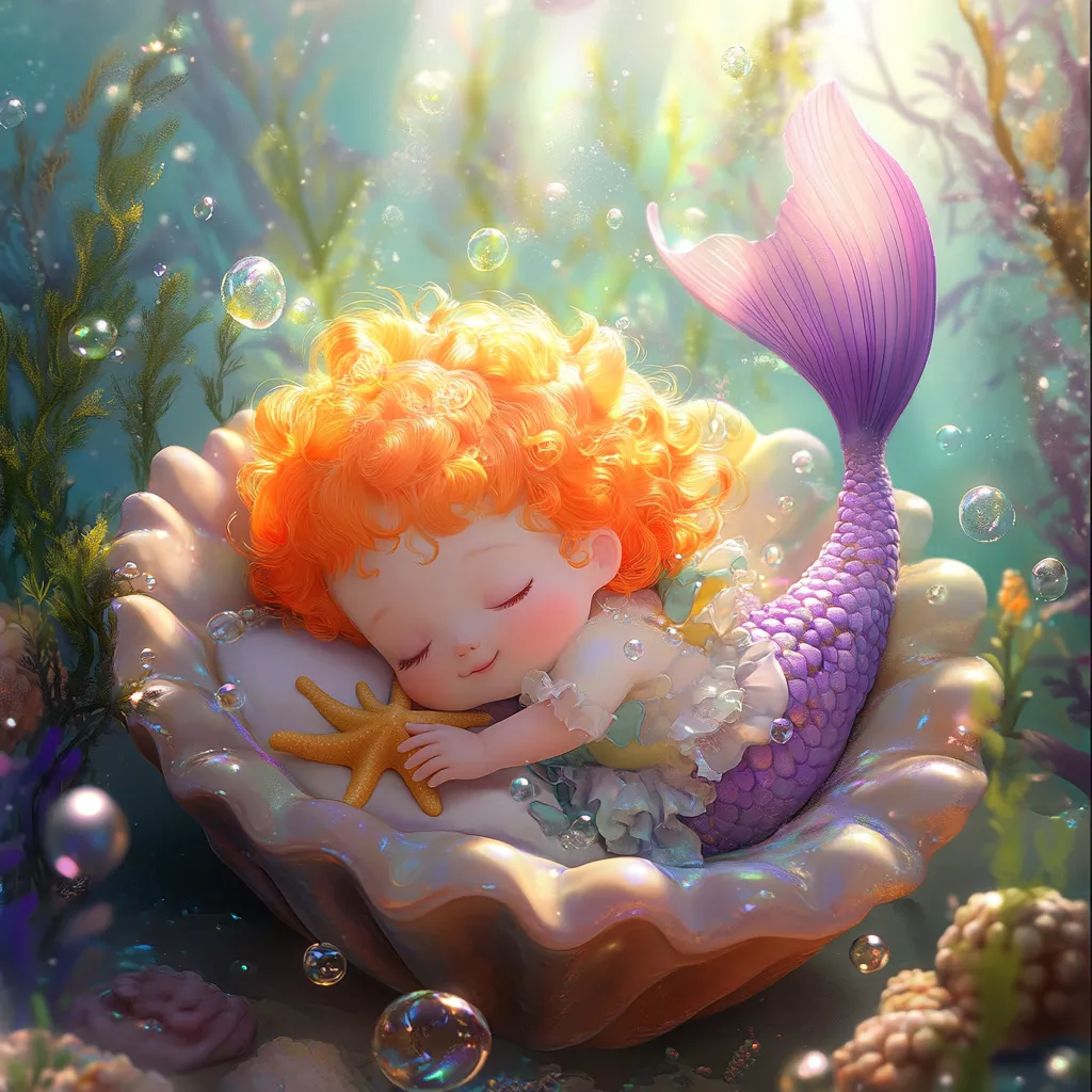wbsoft_A_baby_mermaid_with_soft_orange_wavy_hair_and_a_tiny_shi_8f75bfe0-0845-439e-a9e1-cd1159af436b.png
