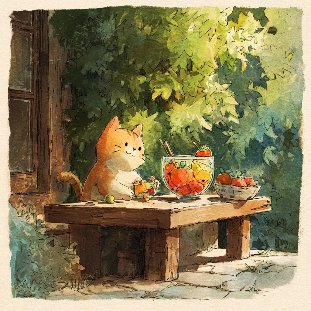 wbsoft_A_cute_cat_happily_eating_hwachae_Korean_fruit_punch_in__4f878129-5e71-4287-898d-410c6cecebd2.png