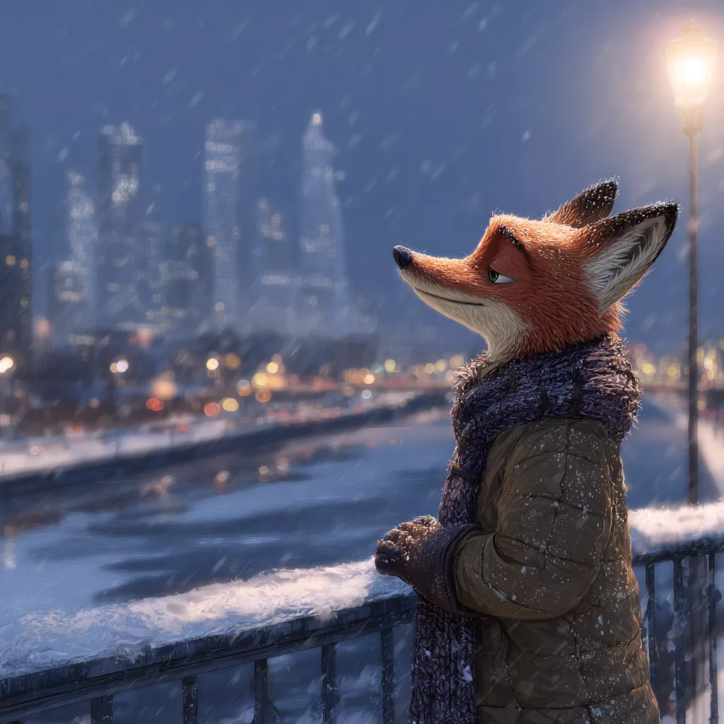 wbsoft_Anthropomorphic_fox_Nick_Wilde_from_Zootopia_leaning_on__9533b96b-0c45-4ffa-b158-1210471224eb_03.png