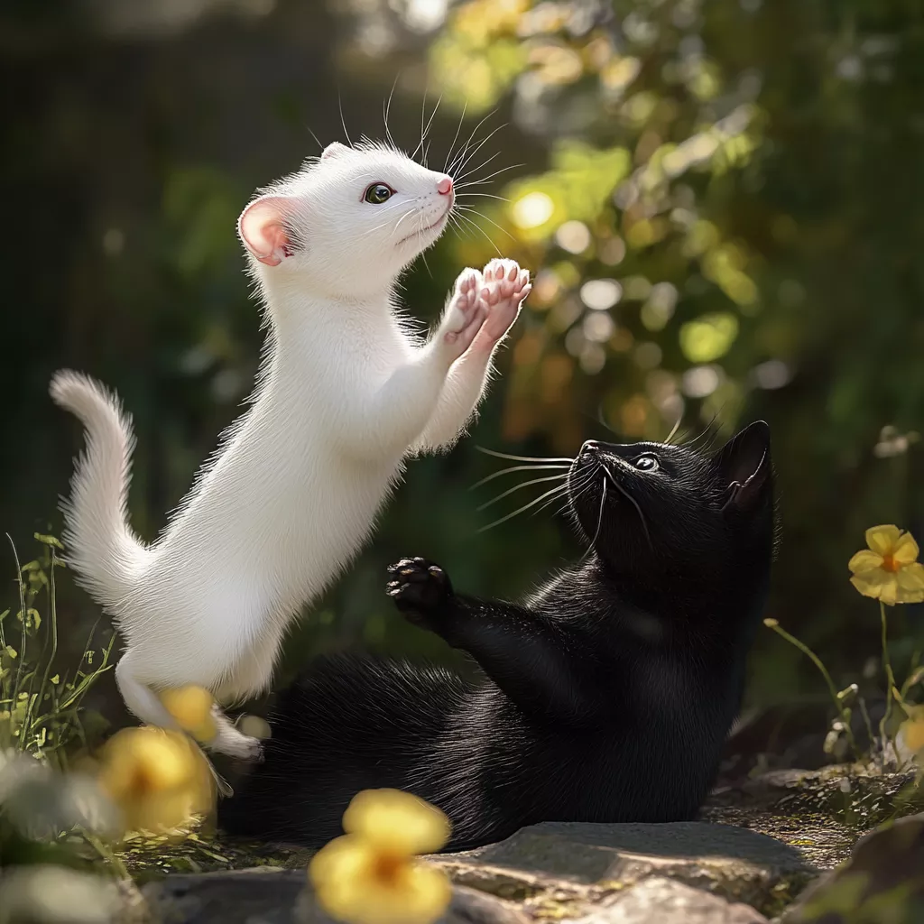 wbsoft_A_realistic_photo_of_a_white_weasel_and_a_black_cat_play_1ab21b9d-91cb-478b-bbdd-244d8da78926.png