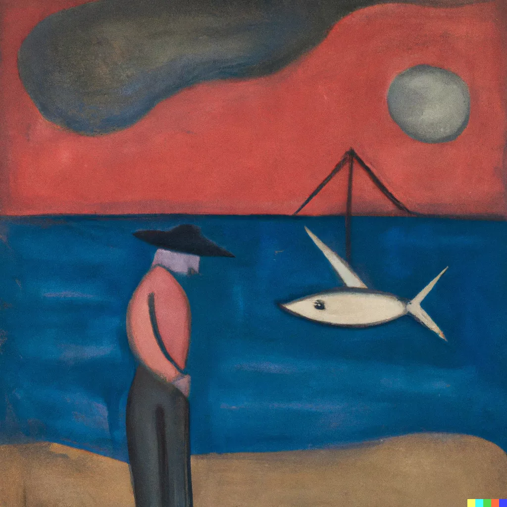 DALL·E 2023-05-12 16.56.06 - a person who fishes in the sea painting by Rufino Tamayo.png