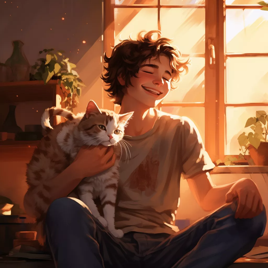 wbsoft_Illustration_of_a_boy_hugging_and_laughing_with_a_cat_Ar_6c343d46-2b3a-4f13-8462-d1cf39e0ee05.png