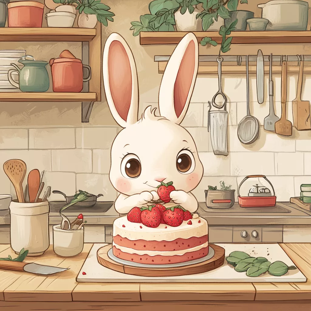 wbsoft_A_simple_and_cute_bunny_making_a_strawberry_cake_in_a_wa_68027c7b-25d5-4423-8a10-0da5ae757a1b.png