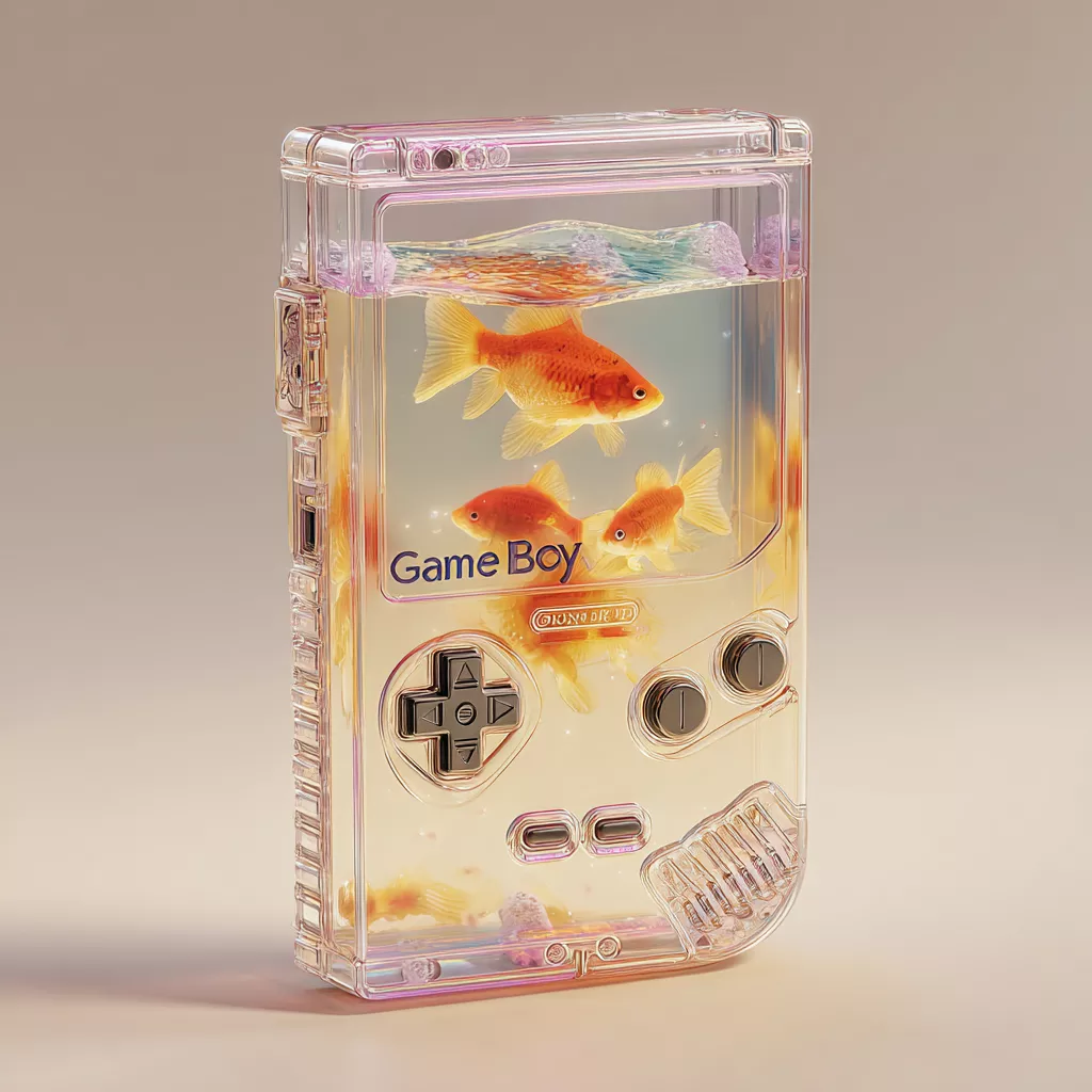 wbsoft_A_transparent_Game_Boy_with_goldfish_swimming_inside_pro_9ea5d9fb-6c3a-4ec4-9922-0cc3ffda84ed.png