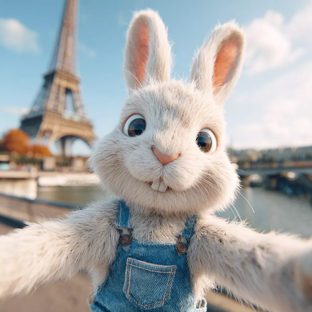 wbsoft_Adorable_white_rabbit_taking_a_selfie_in_front_of_the_Ei_6d30b194-b2fe-4845-82c5-5cd7e0f0ff5f.png