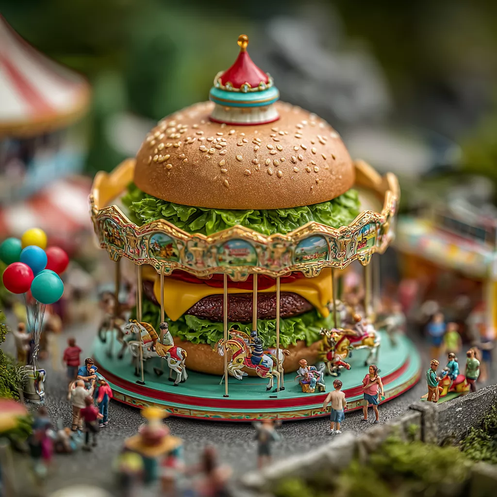 wbsoft_A_whimsical_hamburger-shaped_carousel_in_a_miniature_the_5745925b-c16d-4141-92ab-607229e83143.png